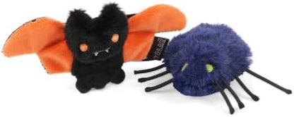 P.L.A.Y. Cute Cat Toys - Feline Frenzy Halloween Themed Catnip Filled Crinkle Toys, Great for Adult Cats & Kittens - Machine Washable, Double Stitched, Recycled Materials (Creepy Critters, Set of 2)