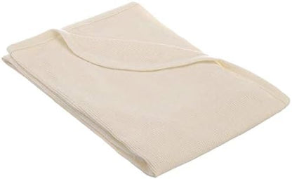 TL Care 100% Cotton Thermal Waffle Swaddle Blanket (30" x 40"), Soft, Breathable & Stretchy, Cream, for Boys and Girls, Perfect for Swaddling, Travel and Gifting