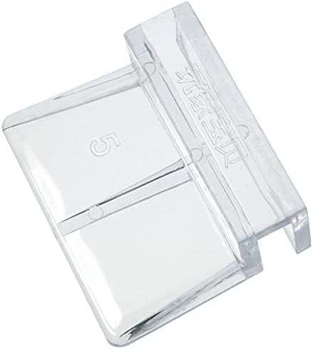 MEETOOT 4pcs Acrylic Fish Tank Bracket - 5mm Aquarium Support Tools, Clear Glass Cover Clip Holder