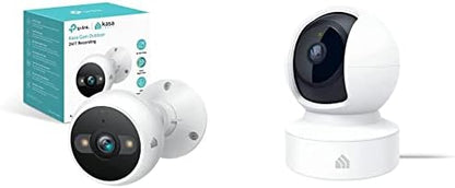 Kasa Smart 4MP 2K Security Camera Outdoor Wired & 2K Security Camera for Baby Monitor Pan Tilt, 4MP HD Indoor Camera with Motion Detection, Two-Way Audio, Night Vision