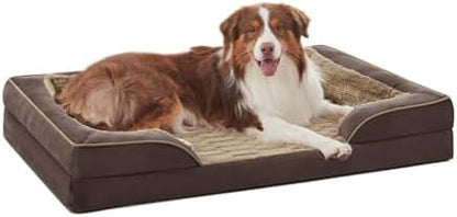 FURTIME Orthopedic Medium Dog Bed, Supportive Waterproof Pet Bed
