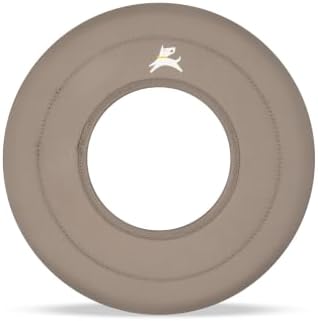 OllyDog Super Flyer Dog Flying Disc – Floating Fetch Toy for Water Play, Soft Eco-Friendly Recycled Fabric, Gentle on Teeth, 11" for Medium & Large Dogs (Dune, 11")