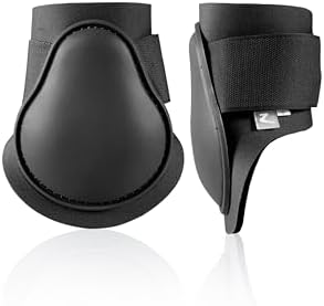 Horze Chicago Rear Fetlock Boots for Horses, Adjustable Horse Tendon Boots