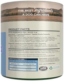 Badlands Ranch Super Gut Biotics Probiotic Supplement for Dogs, 30 Scoops
