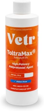 Toltrazuril 5.0% for Horses, Dogs, Cats, 240mL/8 Ounce, for Non-Food Chain Animals, Chicken