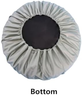 Sage Green Velvet Round Dog Bed Cover Replacement Washable 36 Inch