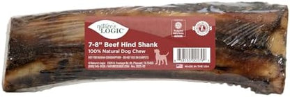NATURE'S LOGIC Beef Hind Shank Bone - 7-8" Long Recreational Dog Chew