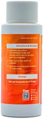 Toltrazuril 2.5% for Horses, Dogs, Cats, 60mL/2 Ounce, for Non-Food Chain Animals