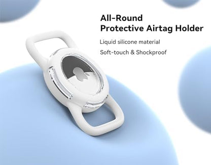 Waterproof AirTag Holder for Dog Collar, Soft Slide-On Dog AirTag Holder