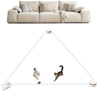 Interactive Cat Toy for Indoor Cat,Automatic Treadmill for Exercise