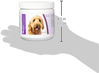 Healthy Breeds Goldendoodle Multi-Vitamin Soft Chews 60 Count, Goldendoodle, Brown