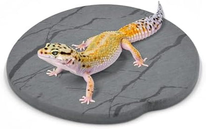 Reptile Basking Platform, 6''x6'' Basking Rocks for Bearded Dragons Turtle
