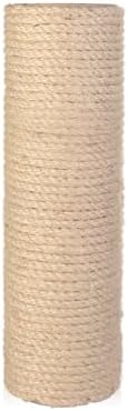 TRIXIE Replacement Sisal Post for Cat Scratching Posts, Backup Scratcher for Indoor Cat Furniture, Trees and Towers, 3.5 in x 11.8 in (9 x 30 cm)