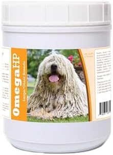 Healthy Breeds Komondorok Omega HP Fatty Acid Skin and Coat Support Soft Chews 90 Count