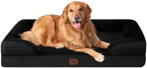 EHEYCIGA Orthopedic Extra Large Dog Bed, Waterproof Washable XL Pet Bed 44"