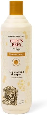 Burt's Bees Manuka Honey Itch Soothing Dog Shampoo, Chamomile, 16 Fl Oz