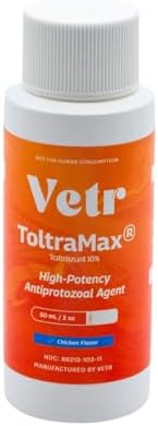 Toltrazuril 10.0% for Horses, Dogs, Cats, 60mL/2 Ounce, for Non-Food Chain Animals, Alfalfa