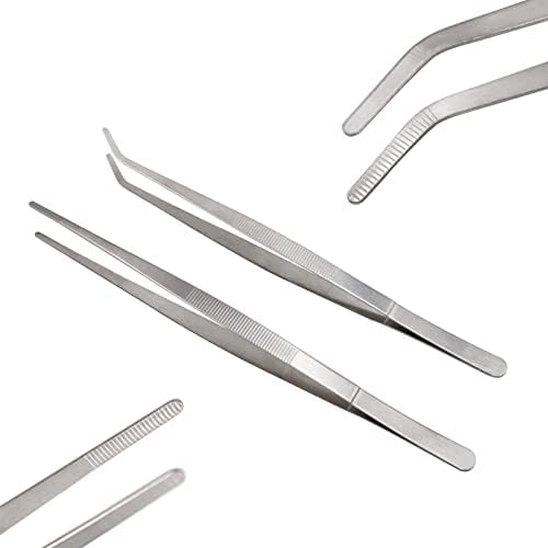 3in1 Feeding Tool Reptile Feeding Tongs Cricket Clamp Bug Scooper, Cleaning Supplies Scooper+ 2x Tweezers for Reptile, Hedgehog, Hamsters, Guinea Pig,Lizard, Spider Bearded Dragon (Green)