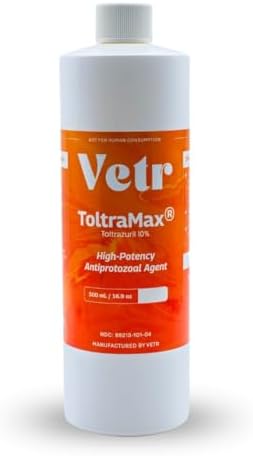 Toltrazuril 10.0% for Horses, Dogs, Cats, 500mL/16.9 Ounce, for Non-Food Chain Animals