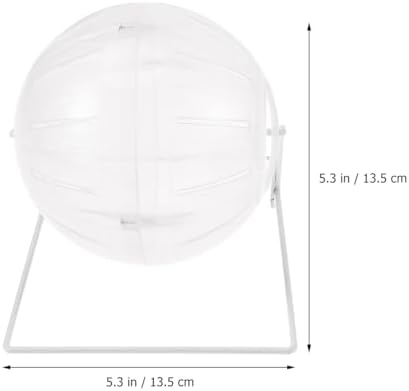 KESYOO 4 in 1 Hamster Exercise Ball 5.31in Plastic Running Ball for Hamsters Gerbils and Mice Small Pet Run About for Interactive Play and Activity