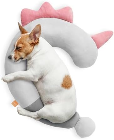 HiPetpy Dog Pillow-Soft Neck Pillows for Dogs, Washable Dog Calming Pillow