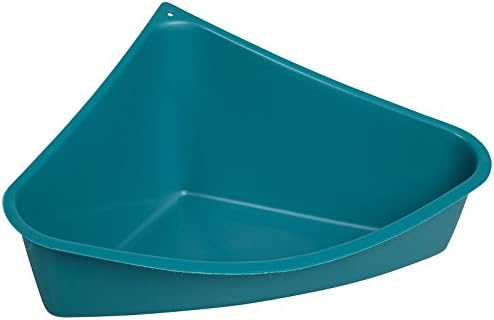 Lixit Corner Litter Pan for Ferrets, Rabbits, Rats, Guinea Pigs and Other Small Animals. (Blue Pack of 1)