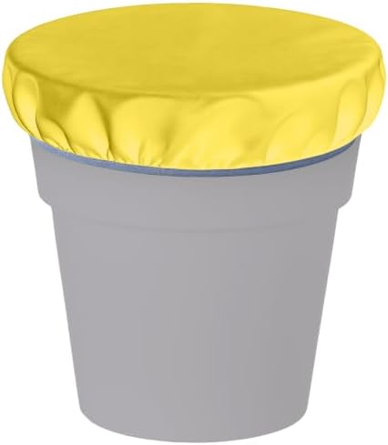 2-5 Gallon Horse Bucket Cover, Waterproof Horse Feed Bucket Cover, Lightweight and Easy to Use (Excluding Bucket, Yellow)