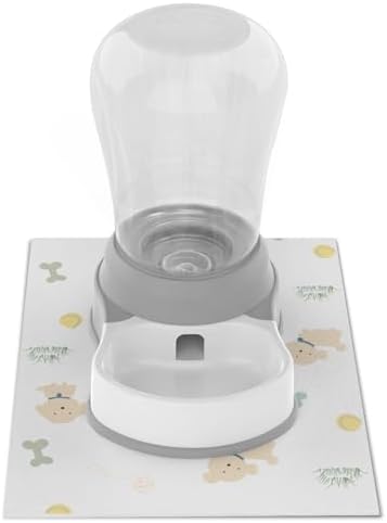 STALTWO 1.6 Gallon Automatic Dog Water Dispenser, Non-Slip Mat, BPA-Free