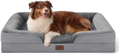 Bedsure Orthopedic Dog Beds Large Sized Dog with Removable Washable Cover