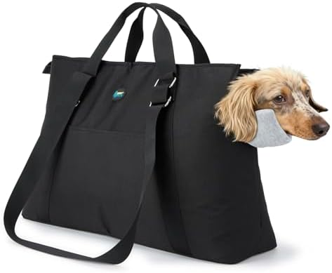Ownpets Large Pet Carrier for Dogs Cats, 18-20lbs, Hands-Free Purse Bag