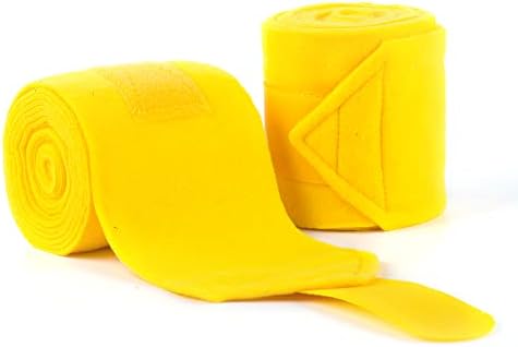 Horse Polo Wraps 2.5m Equestrian Leg Bandage Wrap Set of 4 Packs