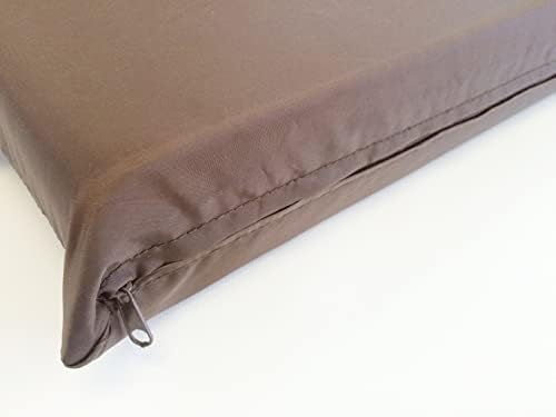 Luxurious Comfort Solid Pad Memory Foam Pet Dog Bed with Inner Waterproof Case and External Cover for Small and Medium Dogs + Free 2nd Cover (Complete Bed - 34"x27"x3", Suede - Gray)