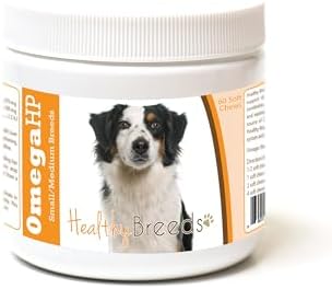 Healthy Breeds Miniature American Shepherd Omega HP Fatty Acid Skin and Coat Support Soft Chews 60 Count