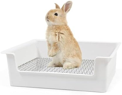 Litter Box Rabbit, Bunny Potty Pan, 1cm Steel Grate with Tray