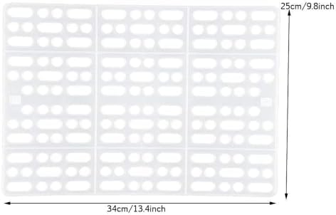 Hamiledyi Rabbit Feet Pad Hole Leak Water Design for Plastic Bunny Cage Mat Foot Resting Pads (1 Pink +1 White +1 Blue)