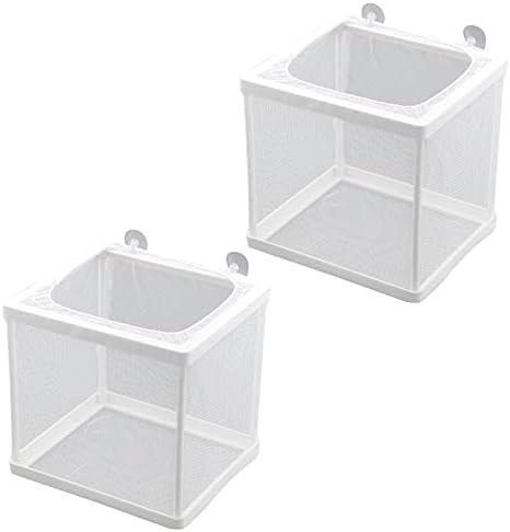 MY MIRONEY 6.3" x 5.63" x 6.22" Fish Incubator Mesh Box Pack of 2