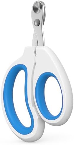 Aogeili Cat Nail Clippers - Stainless Steel, Non-Slip, Safe for Small Pets