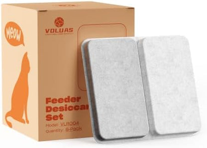 Voluas Pet Food Desiccant Bags for Automatic Feeders 8 Pack