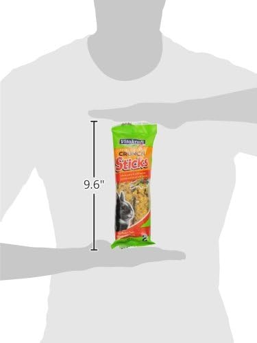 Vitakraft Crunch Sticks Rabbit Treat Wild Berry & Honey Flavor -2 Sticks