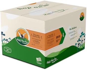 Rabbit Hole Hay - Ultra Premium Medium Timothy Hay for Small Pets - 5 lb Box - Hand-Selected & Fresh