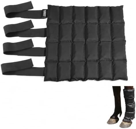 Harrison Howard Ice Boot for Horse Cool Gel Pack Leg Wrap for Treating Full Leg, Knee, Hock Injuries Reusable Ice Cooling Therapy