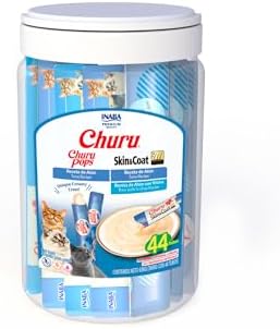 INABA Churu for Senior 10+,Creamy Lickable Cat Treats with Taurine,Vitamin E & C,0.5 Ounces Each,Tubes,Tuna & Chicken Variety,(Pack of 120)