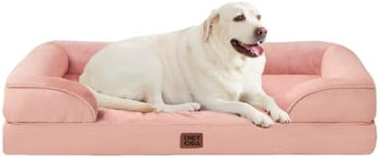 EHEYCIGA Orthopedic XXL Dog Bed, Waterproof Washable XL Big Pet Bed 46"
