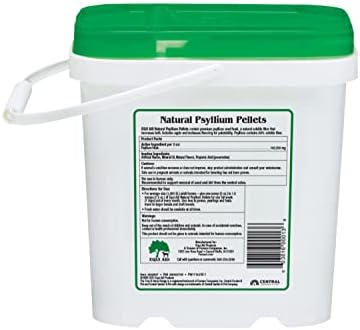Farnam Equi Aid Natural Horse Psyllium Pellets, Apple/Molasses Flavor 5 lb