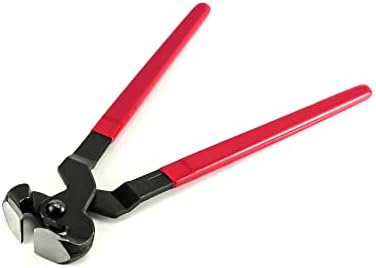 QWORK Hoof Nipper, 14" Heavy Duty Farrier Nippers with Plastic Grip, 1 Pack