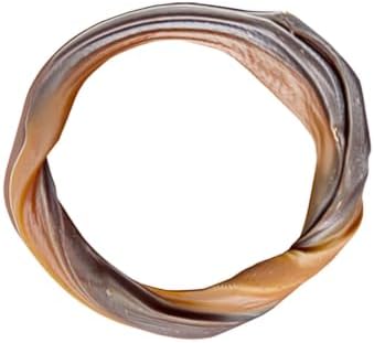 N-Bone Puppy Teething Rings, Salmon Flavor, Natural Puppy Teething Chews & Chew Treats, Helps Soothe Teething Gums, Calcium Enriched, 6 Rings