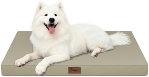 Large Waterproof Orthopedic Dog Bed with Egg Crate Foam