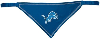 Pets First NFL Detroit Lions TIE Bandana, Small/Medium. Dog Bandana Scarf Bib for Pet Cat Dog. The Ultimate Game-Day, Party Bandana