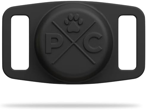Pup Culture AirTag Dog Collar | Durable & Protective Holder - Track Your Pet Using Apple Technology - for Dogs and Cats