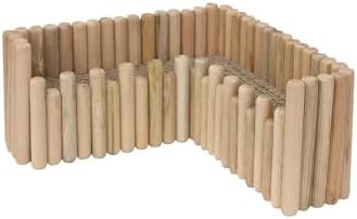 Hamster Cage Sprays Flower Foraging Holder - Natural Wood Feeding Stand, Small Pet Habitat Accessories for Hamsters Mouse Guinea Pig Dwarf Gerbils Syrian Mice (Plain - L Shape)